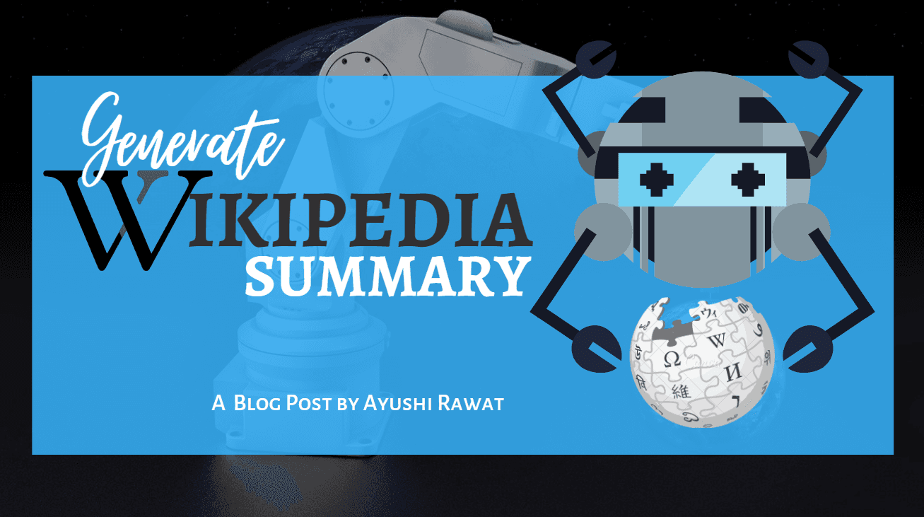 Generate Wiki Summary using Python