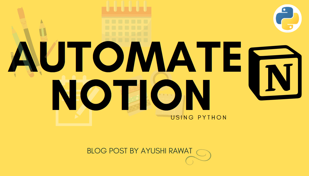 Automate Notion with Python